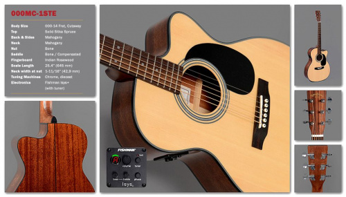 Электроакустическая гитара SIGMA GUITARS OOOMC-1STE+ - JCS.UA фото 2