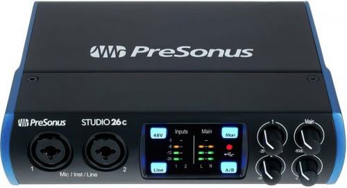 Аудиоинтерфейс PreSonus Studio 26c - JCS.UA