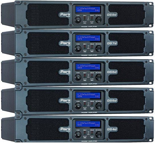 Обзор усилителей Park Audio GS4d, GS5d, GS6d, GS7d и GS8d  с DSP процессором: Мощность и точность звука
