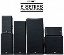 QSC выпускает акустические системы E Series - E215 и E218SW!