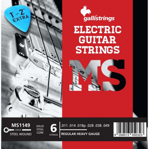 Струны для электрогитары Gallistrings MS1149 REGULAR HEAVY - JCS.UA