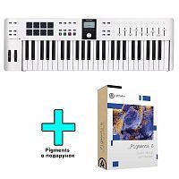 MIDI-клавіатура Arturia KeyLab Essential 49 mk3 (White) + Arturia Pigments - JCS.UA