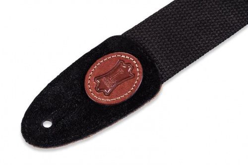 Ремінь LEVY'S MSSC8-BLK CLASSICS SERIES COTTON GUITAR STRAP (BLACK) - JCS.UA фото 2