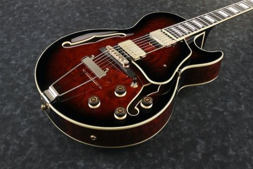 Гитара полуакустическая IBANEZ AG95QA-DBS - JCS.UA фото 3