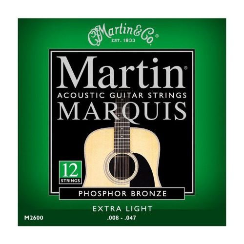 Струни для акустичної гітари Martin Marquis Phosphor Bronze M2600 - JCS.UA
