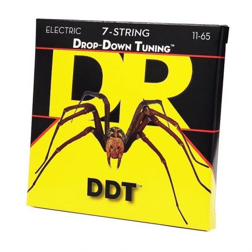 Струны DR STRINGS DDT7-11 DDT DROP DOWN TUNING ELECTRIC - EXTRA HEAVY 7 STRING (11-65) - JCS.UA фото 2