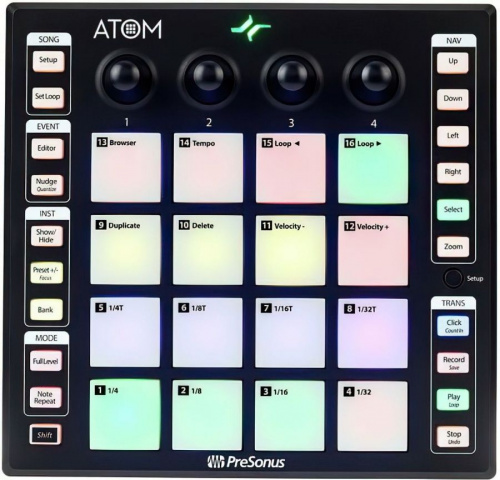 MIDI-контролер PreSonus ATOM - JCS.UA