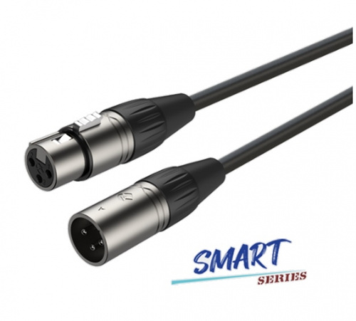 Готовый DMX кабель Roxtone SDXX100L3, XLR 3-pin female - XLR 3-pin male, 3 м - JCS.UA