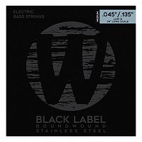 Струны WARWICK 40301 Black Label Medium 5-String (45-135) - JCS.UA