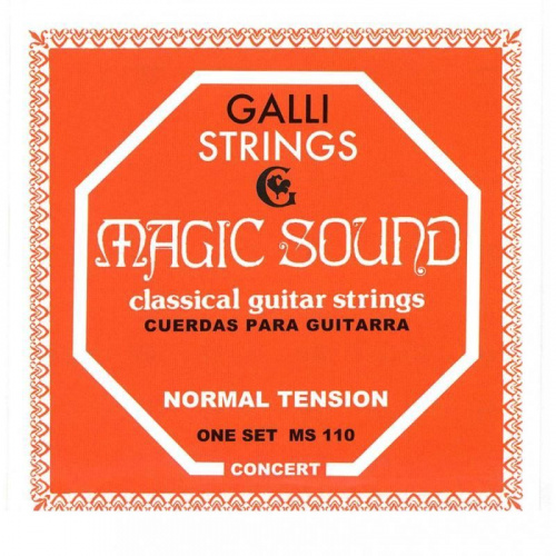 Струны для классической гитары Gallistrings MS 110 NORMAL TNS - JCS.UA