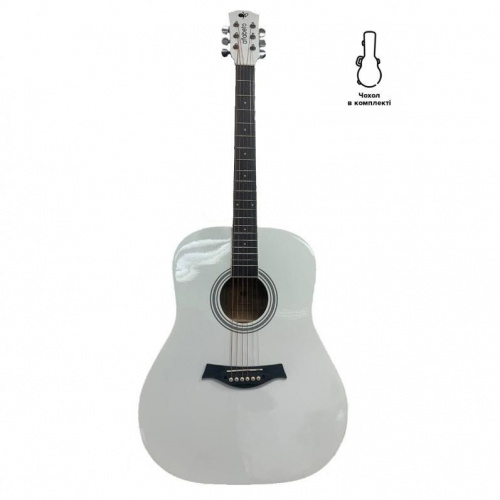 Акустическая гитара Alfabeto WG110 White + bag - JCS.UA