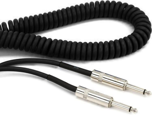 Инструментальный кабель D'ADDARIO PW-CDG-30BK Coiled Instrument Cable - Black (9m) - JCS.UA фото 5