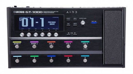 NAMM 2018! Гітарний процесор ефектів Boss GT-1000!