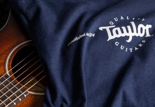 Футболка TAYLOR GUITARS T-SHIRT MENS CLASSIC NAVY BLUE S - JCS.UA фото 3