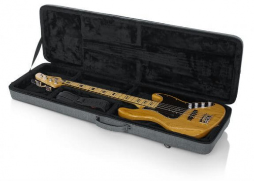 Кейс для бас-гитар GATOR GTR-BASS-GRY Grey Transit Lightweight Bass Guitar Case - JCS.UA фото 6
