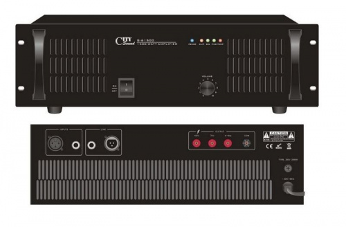 Підсилювач City Sound G-61500, 1500 Вт - JCS.UA