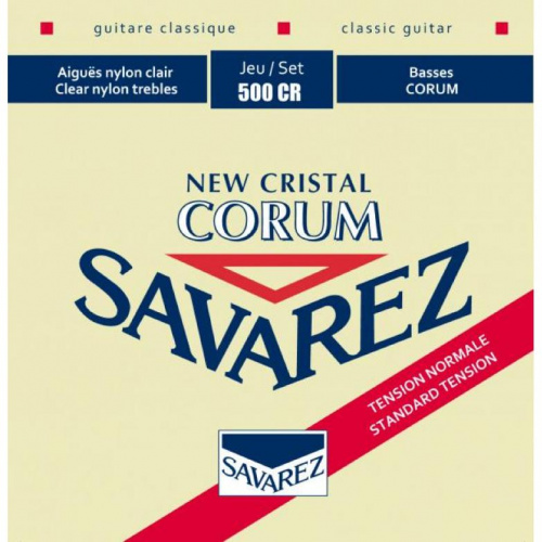 Струны для классической гитары Savarez 500-CR New Cristal Corum - JCS.UA
