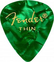 Набор медиаторов Fender 351 PREMIUM CELLULOID GREEN MOTO THIN 098-0351-771 - JCS.UA