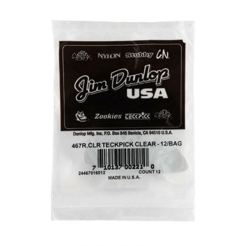 Медиаторы DUNLOP 467R.CLR TECKPICK STANDARD CLEAR ALUMINUM - JCS.UA фото 4