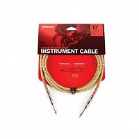 Инструментальный кабель D'ADDARIO PW-BG-10TW Custom Series Braided Instrument Cable - Tweed (3m) - JCS.UA