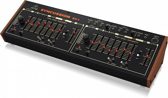 Барабанный аналоговый синтезатор Behringer Syncussion SY-1