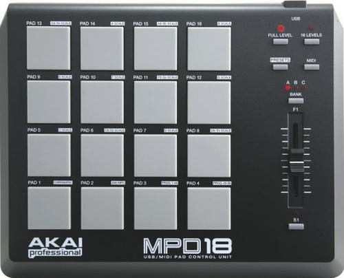 Педконтроллер Akai MPD18 - JCS.UA