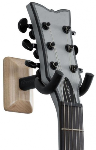 Настенное крепление для гитары GATOR FRAMEWORKS GFW-GTR-HNGRMPL Maple Wall Mount Guitar Hanger - JCS.UA фото 2