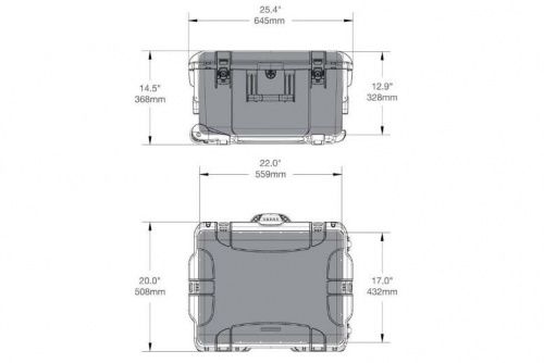 Кейс Nanuk 960 case w/foam Olive - JCS.UA фото 2