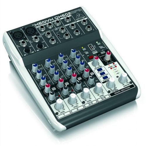 Мікшер Behringer XENYX QX602MP3 - JCS.UA фото 2