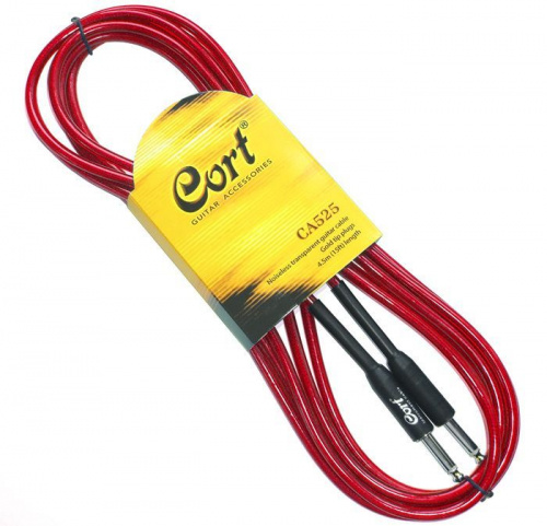 Інструментальний кабель CORT CA525 (Red) Instrument Cable (4.5m) - JCS.UA
