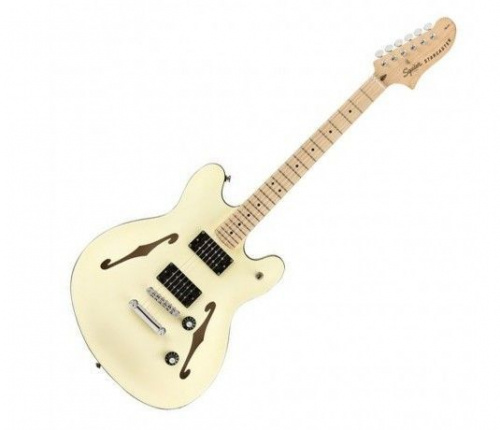 Напівакустична електрогітара SQUIER by FENDER AFFINITY SERIES STARCASTER MAPLE FINGERBOARD OLYMPIC WHITE - JCS.UA фото 7