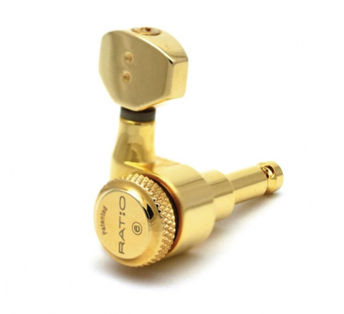 Кілки GRAPH TECH PRL-8721-G0 Electric Locking 6 In-line C0ntemporary Mini Gold 2 Pin - JCS.UA