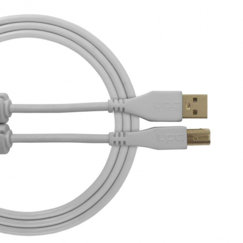Кабель UDG Ultimate Audio Cable USB 2.0 A-B White Straight 1m - JCS.UA