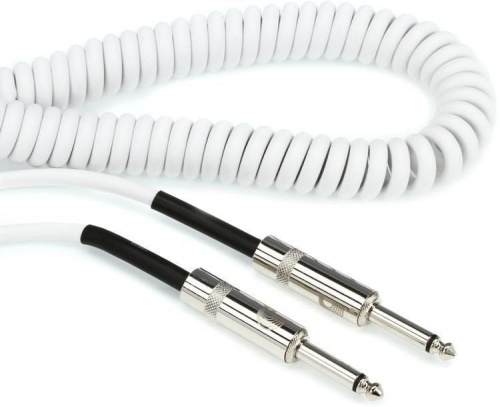 Інструментальний кабель D'ADDARIO PW-CDG-30WH Coiled Instrument Cable - White (9m) - JCS.UA фото 4