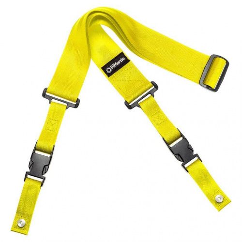Нейлоновый ремень DIMARZIO 2 INCH NYLON CLIPLOCK NEON YELLOW - JCS.UA