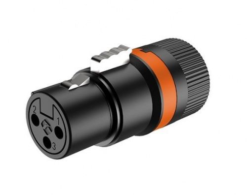 Разъем XLR Roxtone LX3F мама низкопрофильный вращающийся - JCS.UA