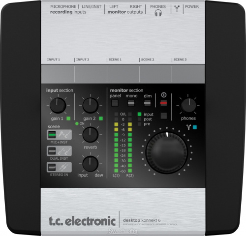 Fire Wire аудио интерфейс TC Electronic Desktop Konnekt 6 - JCS.UA