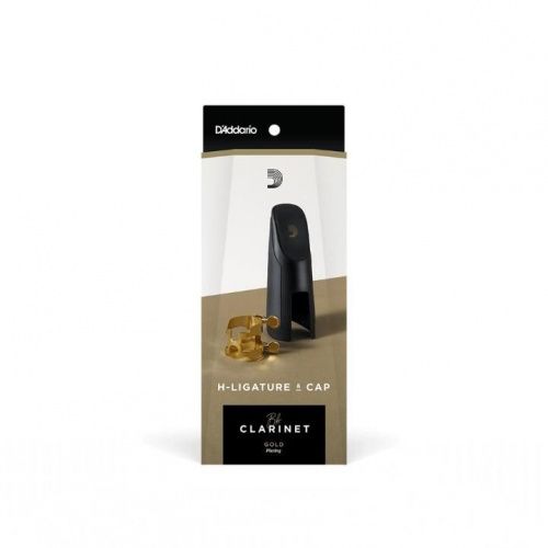 Лигатура D'ADDARIO H-LIGATURE & CAP FOR Bb CLARINET Gold-Plated - JCS.UA фото 3