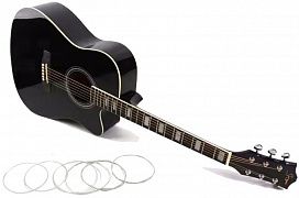 Струни D'Addario для акустичної гітари: матеріали та натяг