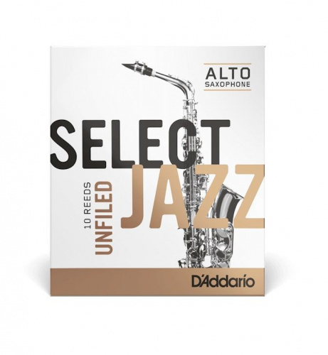 Трость для альт саксофона D'ADDARIO RRS10ASX2M Select Jazz - Alto Sax Unfiled 2M - 10 Pack - JCS.UA фото 2