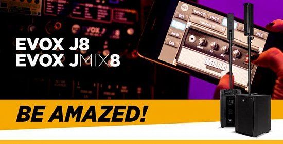NAMM 2018! Портативні звукопідсилювальні комплекти RCF EVOX J8 і EVOX JMIX8