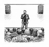 Звукове обладнання для конференц-залу на 200 осіб: розрахунок + схема підключення