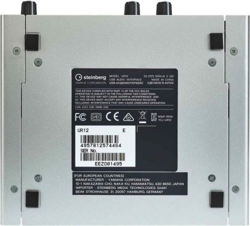 Аудіоінтерфейс Steinberg UR12 - JCS.UA фото 6