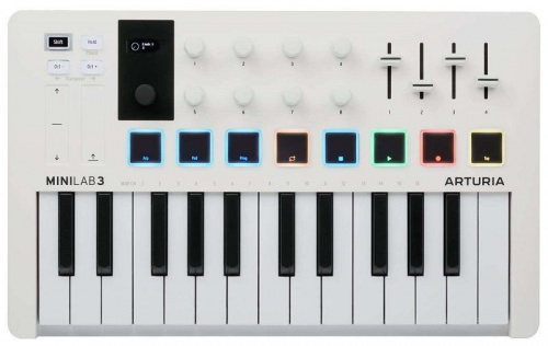 MIDI-клавиатура Arturia MiniLab 3 White - JCS.UA фото 2