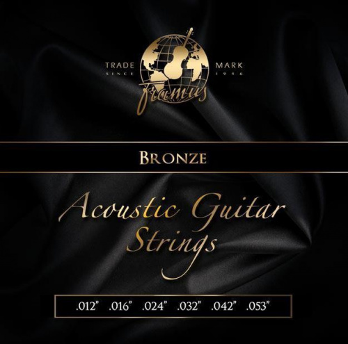 Струны для акустической гитары FRAMUS 48220 Bronze Medium (12-53) - JCS.UA фото 2