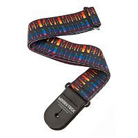 Гитарный ремень PLANET WAVES PW50W02 Woodstock Guitar Strap, Peace, Love, and Music - JCS.UA