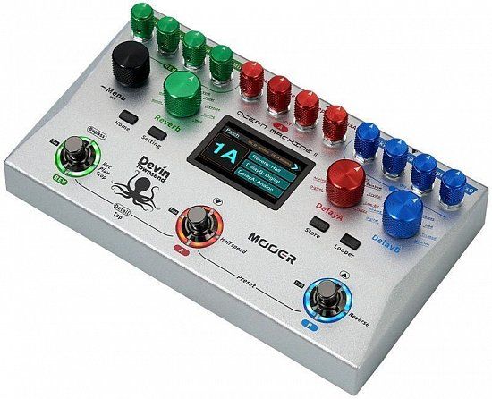 Процессор эффектов Mooer Ocean Machine II: погружение в океан звуковых волн