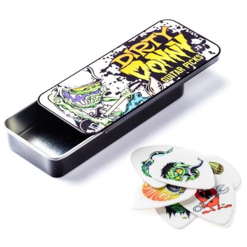 Медіатори DUNLOP BL111T1.0 DIRTY DONNY 1 BLACKLINE ART PICKS TIN 1.0MM - JCS.UA