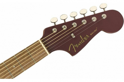 Гітара електроакустична FENDER MALIBU PLAYER BURGUNDY SATIN - JCS.UA фото 7