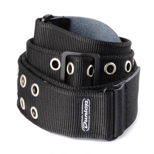 Гітарний ремінь DUNLOP D3819BK CLASSIC GROMMET STRAP - JCS.UA